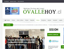 Tablet Screenshot of ovallehoy.cl